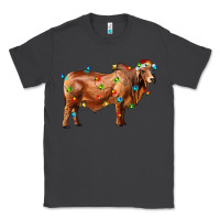 Smoke brahman bull with christmas lights Classic Tee - RanaPortraitStore