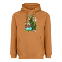Meerkat san judas coffee cup sunflower Heavyweight Hoodie - JahusDesignShop