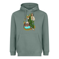 Sage san judas coffee cup sunflower Heavyweight Hoodie - JahusDesignShop