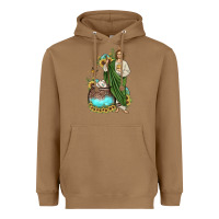 Toasted Coconut san judas coffee cup sunflower Heavyweight Hoodie - JahusDesignShop