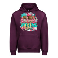 Mauve Wine she works willingly with her hands Urban Hoodie - NancyCooperArtShop