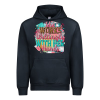 Navy she works willingly with her hands Urban Hoodie - NancyCooperArtShop