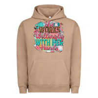 Pigment Burro she works willingly with her hands Urban Hoodie - NancyCooperArtShop