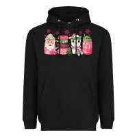 Black pink Christmas coffee Heavyweight Hoodie - JahusDesignShop