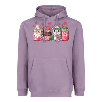 Lavender pink Christmas coffee Heavyweight Hoodie - JahusDesignShop
