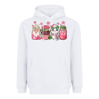 White pink Christmas coffee Heavyweight Hoodie - JahusDesignShop
