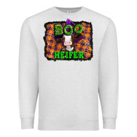 Oatmeal Heather Boo heifer halloween Premium Sweatshirt - Artiststas