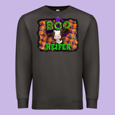 Boo Heifer Halloween Premium Sweatshirt Designed By Artiststas