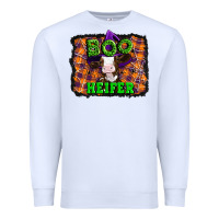 White Boo heifer halloween Premium Sweatshirt - Artiststas