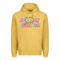 Antique Gold not perfect just forgiven Premium Hoodie - MaliasSmallBusiness