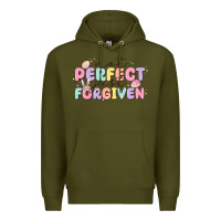 Army Green not perfect just forgiven Premium Hoodie - MaliasSmallBusiness