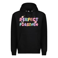 Black not perfect just forgiven Premium Hoodie - MaliasSmallBusiness