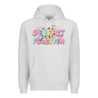 Dove Grey not perfect just forgiven Premium Hoodie - MaliasSmallBusiness