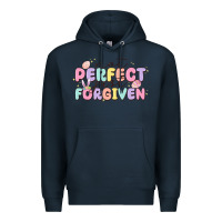 Navy not perfect just forgiven Premium Hoodie - MaliasSmallBusiness