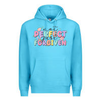 Ocean Blue not perfect just forgiven Premium Hoodie - MaliasSmallBusiness