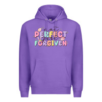 Purple not perfect just forgiven Premium Hoodie - MaliasSmallBusiness