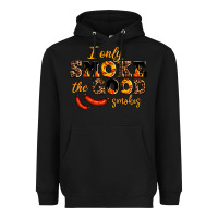 Black i only smoke the good smokes Heavyweight Hoodie - AdoDesignShop