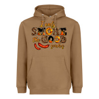 Toasted Coconut i only smoke the good smokes Heavyweight Hoodie - AdoDesignShop
