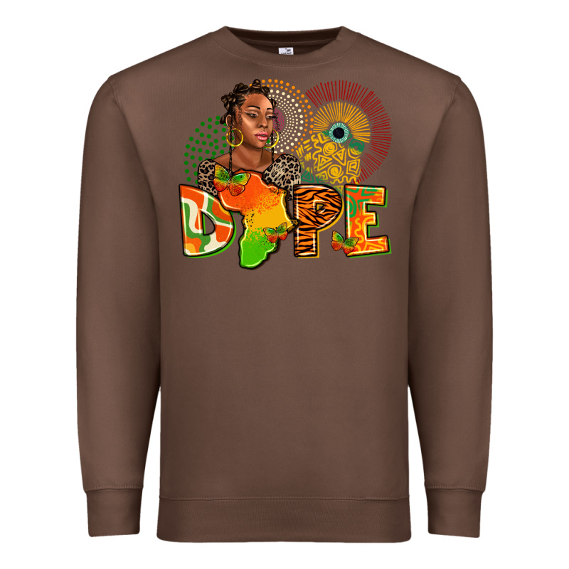 Dope Juneteenth Premium Sweatshirt by AdoDesignShop | Teevron