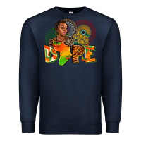 Navy dope juneteenth Premium Sweatshirt - AdoDesignShop