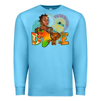 Ocean Blue dope juneteenth Premium Sweatshirt - AdoDesignShop
