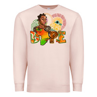 Pale Pink dope juneteenth Premium Sweatshirt - AdoDesignShop