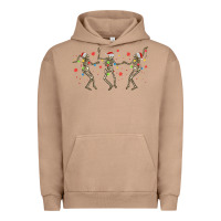 Pigment Burro dancing skeleton christmas Urban Hoodie - MaliasSmallBusiness