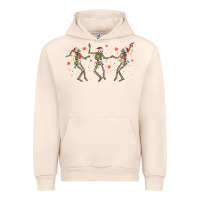Sandshell dancing skeleton christmas Urban Hoodie - MaliasSmallBusiness
