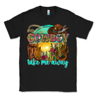 Black cowboy take me away Classic Tee - Zillion Design Studio