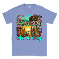 Colony Blue cowboy take me away Classic Tee - Zillion Design Studio