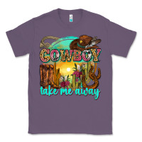 Lavender cowboy take me away Classic Tee - Zillion Design Studio