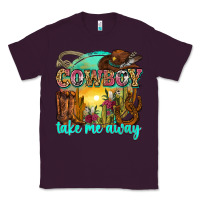 Plum cowboy take me away Classic Tee - Zillion Design Studio