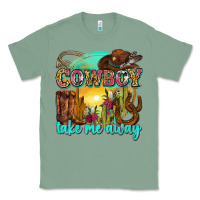 Sage cowboy take me away Classic Tee - Zillion Design Studio