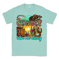 Seafoam cowboy take me away Classic Tee - Zillion Design Studio