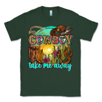 Sports Green cowboy take me away Classic Tee - Zillion Design Studio