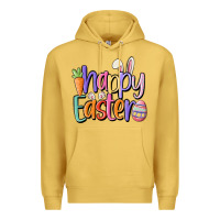 Antique Gold happy easter Premium Hoodie - MaliasSmallBusiness