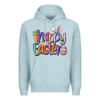Blue Mist happy easter Premium Hoodie - MaliasSmallBusiness