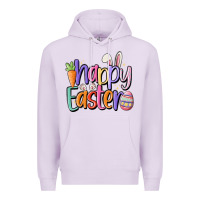 Lilac happy easter Premium Hoodie - MaliasSmallBusiness