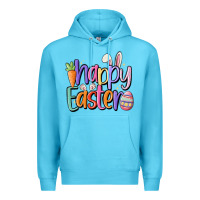 Ocean Blue happy easter Premium Hoodie - MaliasSmallBusiness