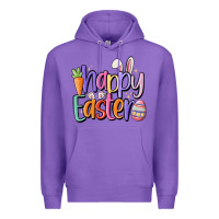 Purple happy easter Premium Hoodie - MaliasSmallBusiness