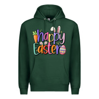 Sports Green happy easter Premium Hoodie - MaliasSmallBusiness