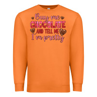 Carrot buy me chocolate and tell me i'm pretty Premium Sweatshirt - JahusDesignShop