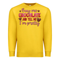 Lemon buy me chocolate and tell me i'm pretty Premium Sweatshirt - JahusDesignShop