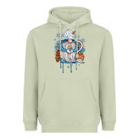 Matcha winter gnome coffee Heavyweight Hoodie - JahusDesignShop