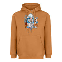 Meerkat winter gnome coffee Heavyweight Hoodie - JahusDesignShop