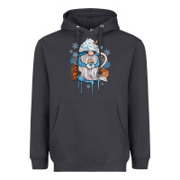 Smoke winter gnome coffee Heavyweight Hoodie - JahusDesignShop