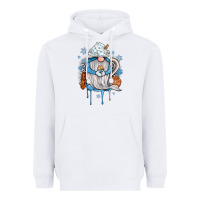 White winter gnome coffee Heavyweight Hoodie - JahusDesignShop