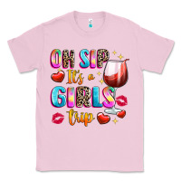 Bubblegum Pink oh sip its a girls Classic Tee - texasbilliewilder