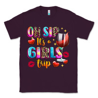 Plum oh sip its a girls Classic Tee - texasbilliewilder