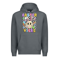 Rock easter vibes smiley face Premium Hoodie - MaliasSmallBusiness